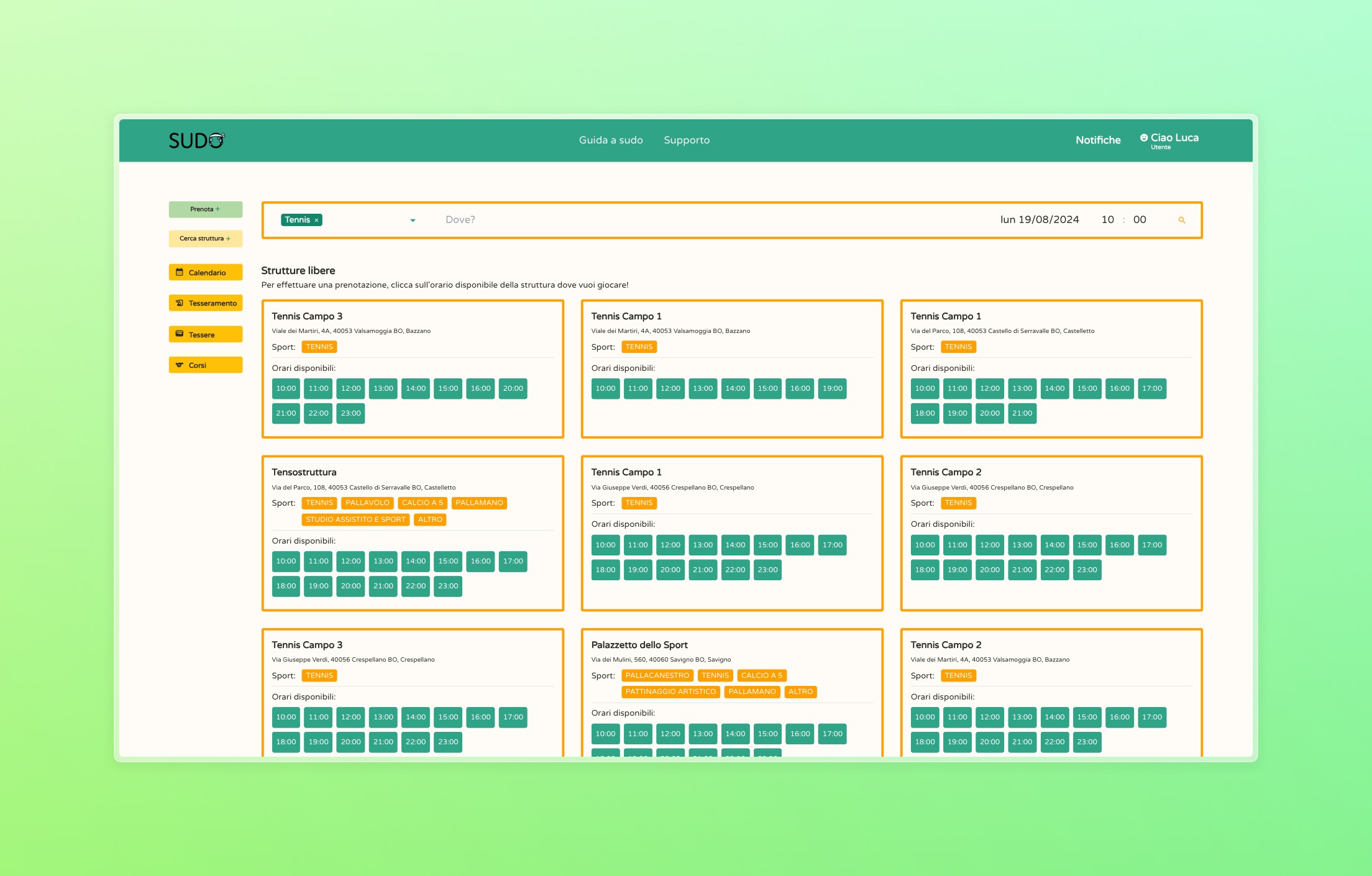 Project sudosport.com